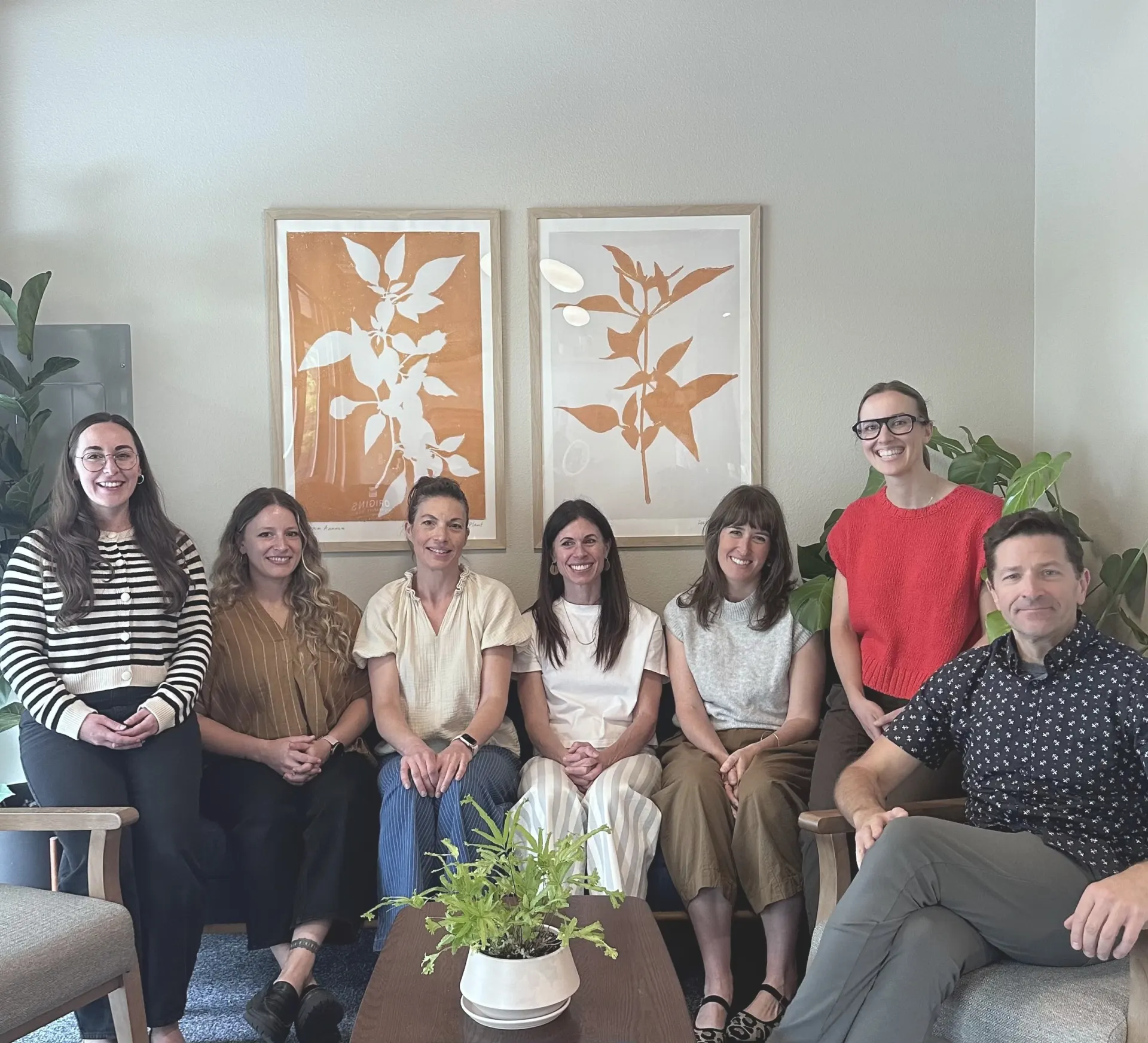 The Origins Integrative Health team together in the clinic.